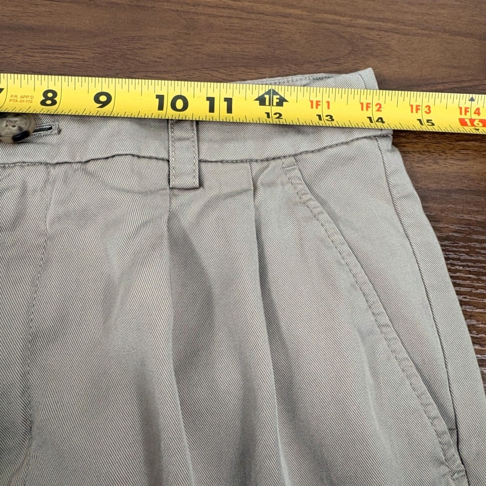 LOFT Wide Leg Pants Womens 2 Tan Beige High Rise Lyocell Trousers Old Money - Picture 5 of 10